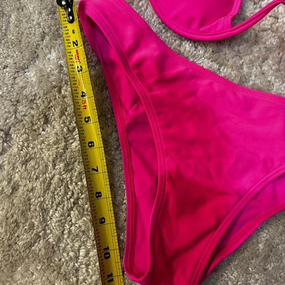 Sexy Shein Open  Bikini Swimsuit Set Size Small Hot  Pink - Picture 6 of 11